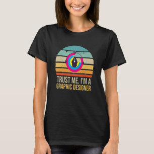 グラフィックデザイナーのレトロヴィンテージ Tシャツ