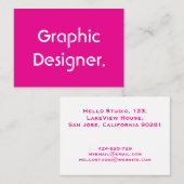 グラフィックデザイナーの名刺 名刺 (正面/裏面)