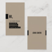 グラフィックデザイナーの名刺 名刺 (正面/裏面)