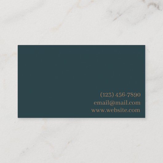 グラフィックデザイナーの名刺 名刺 (裏面)