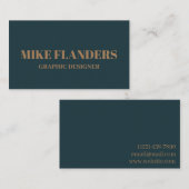 グラフィックデザイナーの名刺 名刺 (正面/裏面)