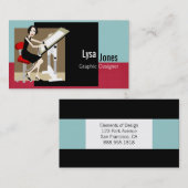 グラフィックデザイナーの名刺 名刺 (正面/裏面)