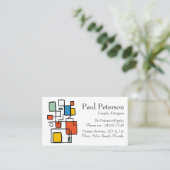 グラフィックデザイナーの名刺 名刺 (スタンド正面)