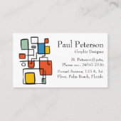 グラフィックデザイナーの名刺 名刺 (正面)