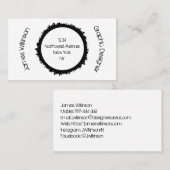 グラフィックデザイナーまたはアーティスト名刺 名刺 (正面/裏面)