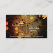 グラフィックデザイナーカスタムサークル名刺 名刺 (裏面)