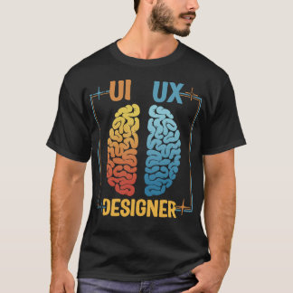 グラフィックデザイナーシャツ、UI UXデザイナーブレインティー、 Tシャツ