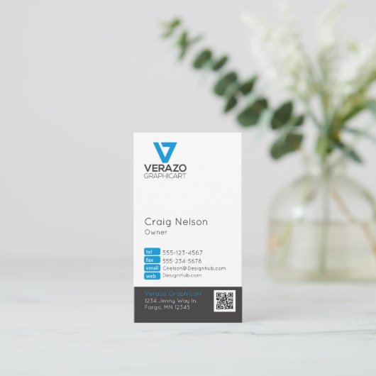 グラフィックデザイナープロフェッショナル名刺 名刺 (スタンド正面)