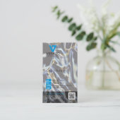 グラフィックデザイナープロフェッショナル名刺 名刺 (スタンド正面)