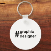 グラフィックデザイナー キーホルダー (裏面)