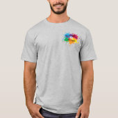 グラフィックデザインとニューメディアTシャツデザイン Tシャツ (正面)