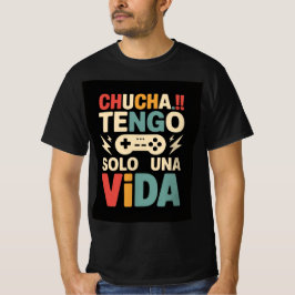 グラフィックデザインと文字Chucha!! – テンゴゾル Tシャツ
