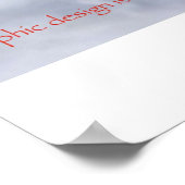 グラフィックデザインは私の情熱ミーム ポスター (角)