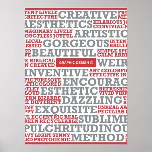 「グラフィックデザインは」 ポスター (正面)