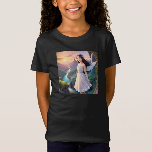 グラフィックデザインキッズティー Tシャツ (正面)