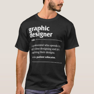 グラフィックデザインシャツ、グラフィックデザイナー名詞A Tシャツ