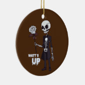 グラフィックデザインタイポグラフィ セラミックオーナメント (右)