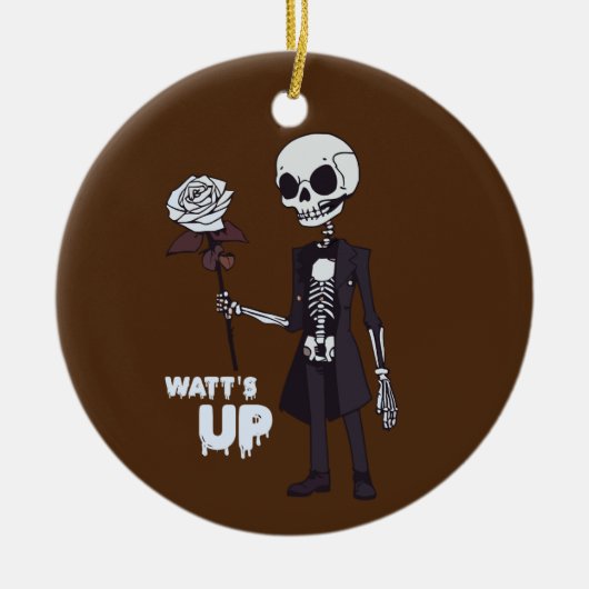 グラフィックデザインタイポグラフィ セラミックオーナメント (正面)