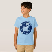 グラフィックデザインマンタレイ恋人 Tシャツ (正面フル)