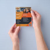 グラフィックデザイン事業 チラシ (手)