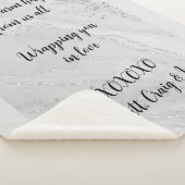 グラフィックデザイン文字カスタムメッセージ シェルパブランケット (3/4)