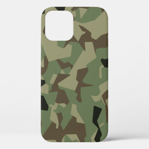 グラフィックデザイン迷彩柄khaki iPhone 12ケース