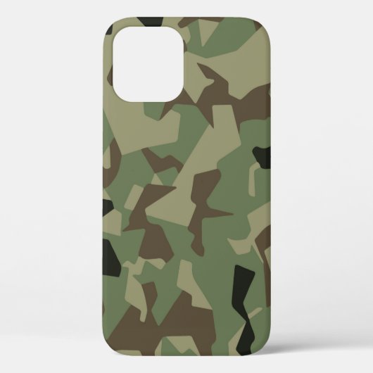 グラフィックデザイン迷彩柄khaki Case-Mate iPhoneケース (裏面)