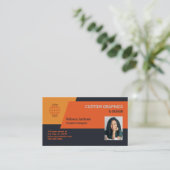 グラフィックデザイン 名刺 (スタンド正面)