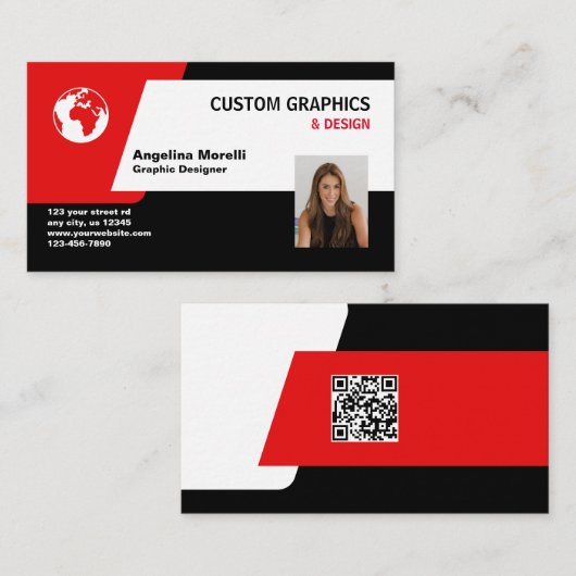 グラフィックデザイン 名刺 (正面/裏面)