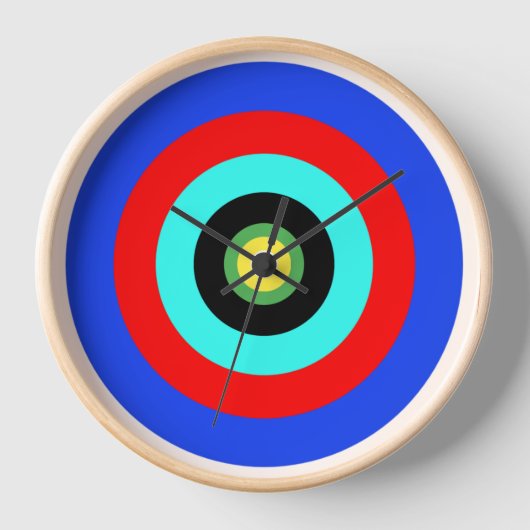 グラフィックデザイン 壁時計 (正面)