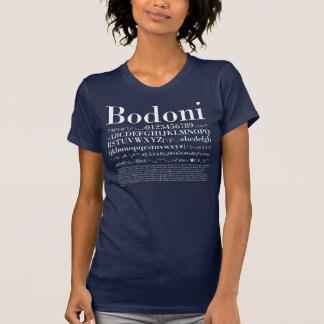 グラフィックデザイン_Bodoni_04 Tシャツ