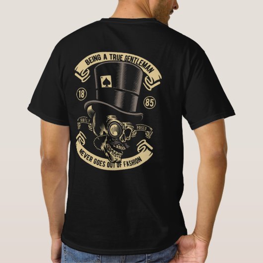 グラフィックデザインTシャツ Tシャツ (裏面)