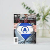 グラフィックノベルバー（ユダヤ教の）バル・ミツバー日付はがきを保存 案内ポストカード (スタンド正面)