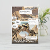 グラフィックノベルプリヒストリックアドベンチャー誕生日 招待状 (スタンド正面)