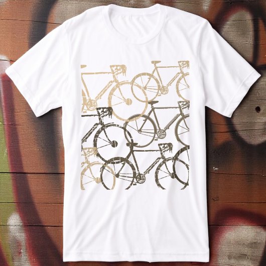 グラフィックバイク自転車サイクルTシャツ Tシャツ