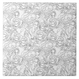 グラフィックバラ タイル