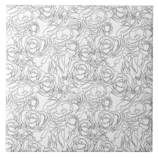 グラフィックバラ タイル (正面)