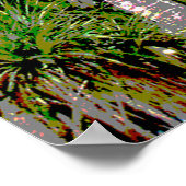 グラフィックパームツリーズデザイン ポスター (角)