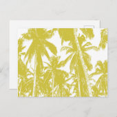 グラフィックパームツリーズデザイン ポストカード (正面/裏面)