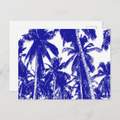 グラフィックパームツリーズデザイン ポストカード (正面/裏面)
