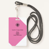 グラフィックフォトI.D.スペシャルイベントパス バッジ (裏面ランヤード)