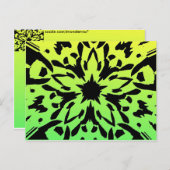 グラフィックフラワーポストカード ポストカード (正面/裏面)