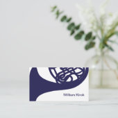 グラフィックフランスのホーンとトランペット 名刺 (スタンド正面)