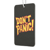 グラフィックフレッシュナーをパニックにしない カーエアーフレッシュナー (左)