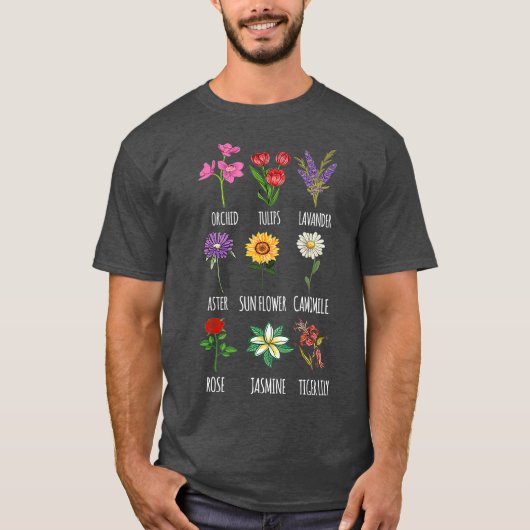 グラフィックフローラガーデナー Tシャツ (正面)