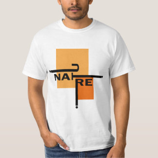 グラフィックベースのデザイン:モダン・タイポグラフィー、オレンジ Tシャツ