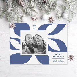 グラフィックポインセチア写真 シーズンカード