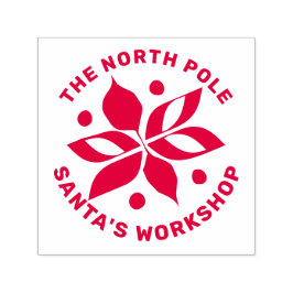 グラフィックポインセチア セルフインキングスタンプ