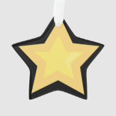 グラフィックマンガスタークリスマスホリデーオーナメント オーナメント (裏面)