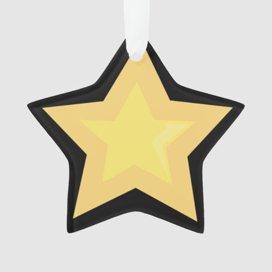 グラフィックマンガスタークリスマスホリデーオーナメント オーナメント (正面)